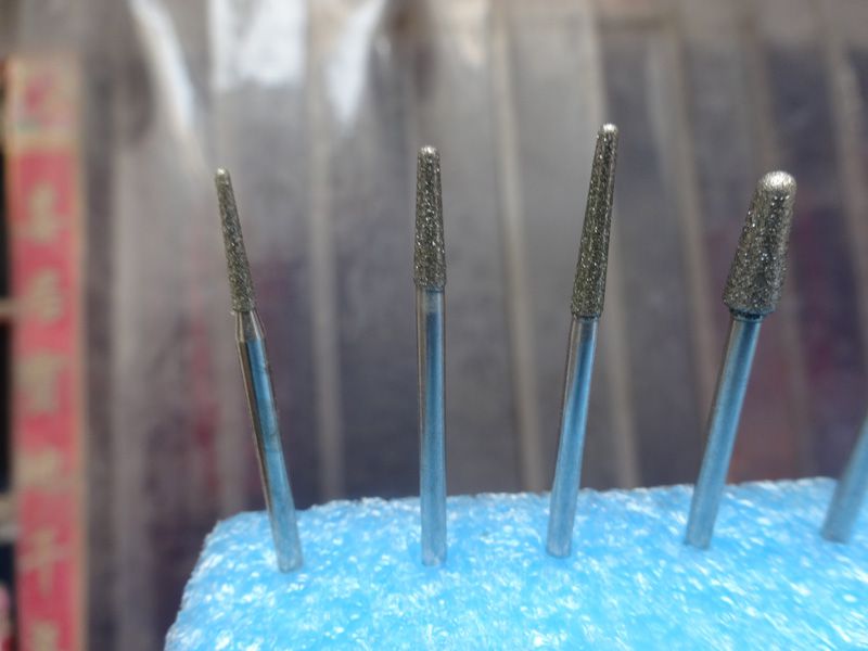金剛石磨頭鉆石磨棒3mm柄30支套裝玉石雕刻廠家批發(fā)