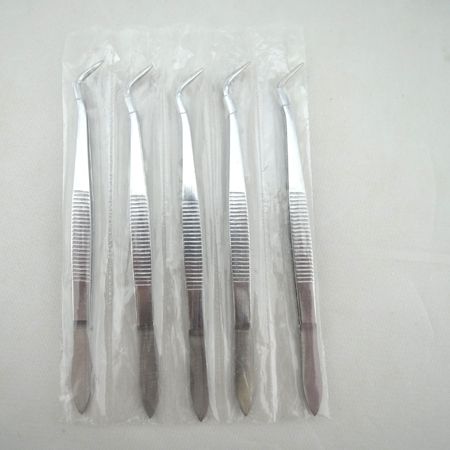 雙彎無定位鑷子調2.5