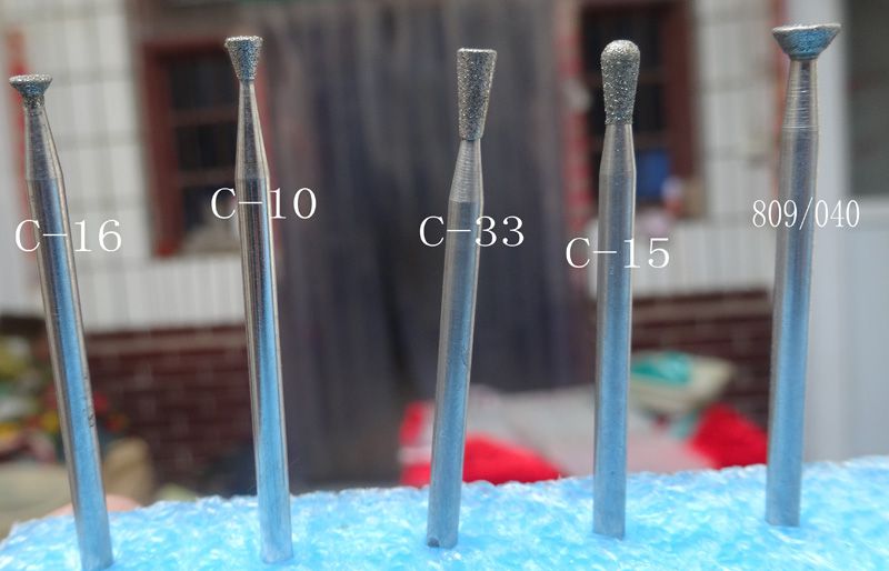 金剛石磨頭鉆石磨棒3mm柄30支套裝玉石雕刻廠家批發(fā)